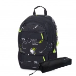 Student Backpack OXY Sport Graffiti with Case