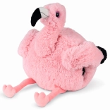 Verwarmende pluchen flamingo 3 in 1 - kussen, mouw en knuffel