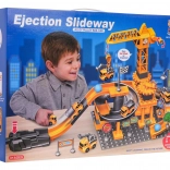 Construction Site Building Set with Toy Cars and Accessories