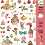 DJECO Princess Party Stickers, 160 Stickers