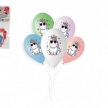 Inflatable Balloons Unicorn 33 cm, 5 pcs