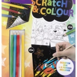 Praskalni in pobarvanka komplet A5 za otroke