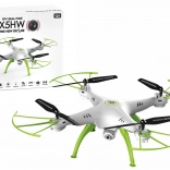 Green and White Remote-Controlled Drone