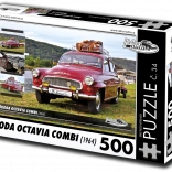 Retro Cars Puzzle – Škoda Octavia Combi 1964 – 500 pieces