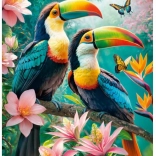 Toucan in Paradise Puzzle 1000 Pieces