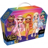 Rainbow High Glitter Puzzle 70 Pieces in Carry Case – Brocade Dolls