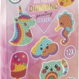 Diamond Painting Stickers Unicorn 12 pcs