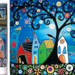 Diamant schilderen 7D Sprookjesstad 30 × 30 cm