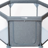 FREEON Hexagon playpen, melange grey