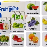 educational fruit puzzle – 10 pairs