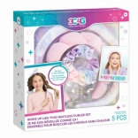 heatless curling set for waves with headband and clips