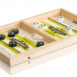 Wooden tabletop football speed game