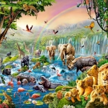 JUNGLE RIVER 500-piece Puzzle (CASTORLAND)