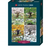 Puzzle 2000 pièces HEYE – Quatre saisons