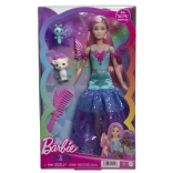 Barbie Malibu fairy doll with pink hair and accessories