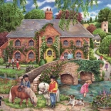 Ravensburger puzzle Life in the Village 1000 pieces