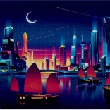 CLOUDBERRIES Skyline Puzzle – 1000 Pieces