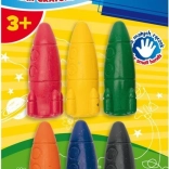 Wax crayons for the youngest 6 pcs Astra Baby