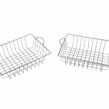 Masterkidz set of 2 metal baskets – dish drainer for a kids’ play kitchen
