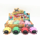 żartobliwa biedronka w różnych kolorach