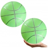 Pastel green rubber beach ball 20 cm