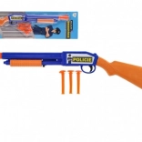 Plastic Gun with Suction Cups 48 cm with Three Darts