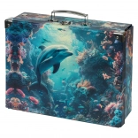 Foldable School Case Dolphin
