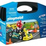 Playmobil draagbare set – race go-kart met figuurtje