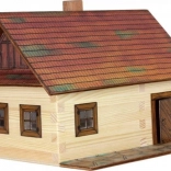 Wooden glue-together kit WALACHIA – Timbered Cottage 1:32