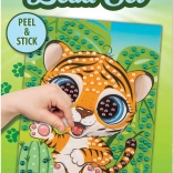 Grafix koralikowy obrazek tygrysek 21 × 14,5 cm