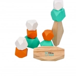 Colorful Wooden Stacking Stones Adam Toys