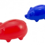 Piggy bank plastic 16 cm, 2 colors
