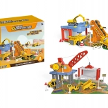 Garage pour véhicules de construction