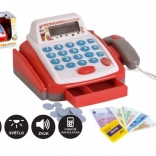 Kleine digitale kinder-kassa met accessoires, licht en geluid