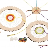 Goki set per tessitura con telai rotondi e fiore
