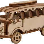 Wooden 3D Puzzle WOODEN CITY Superfast Retro Minibus