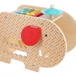 Elefante musicale in legno 5 in 1 Petit Collage