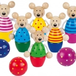 Mouse Bowling Set for Children