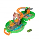 Teamsterz dino track in a carry case with car