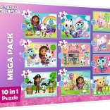 Trefl Puzzle for Kids Gabi Cat House 10 in 1