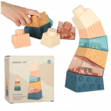 Montessori sensorisk tårn af byggeklodser