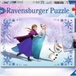 Puzzle 2x24 Pieces Frozen Sisters Forever