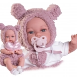 Realistic Baby Doll with Motion Function 34 cm