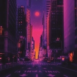 Puzzle RAVENSBURGER Neon City 1000 pieces