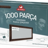 Okvir za slagalicu 96x34 cm smeđi