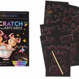 scratch-off coloring book for kids – animals