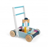 BIGJIGS BABY wooden walker with blocks