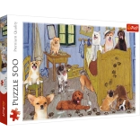 Puzzle 500 pieces – VAN GOGH’s Room: Dog Revolution Trefl