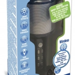 Microphone karaoké sans fil avec effet lumineux