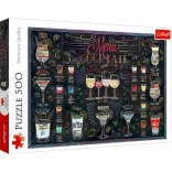 500-piece puzzle – cocktail menu